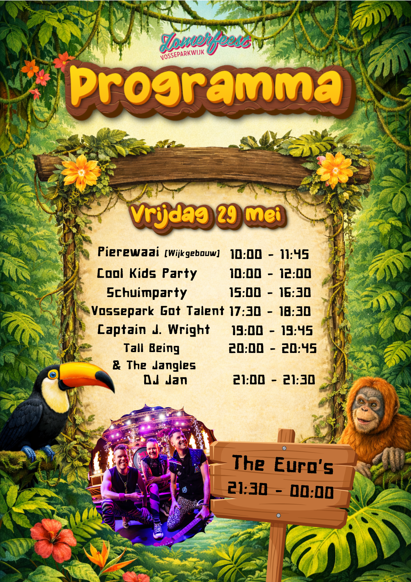 Programma Vrijdag 29 mei Zomerfeest