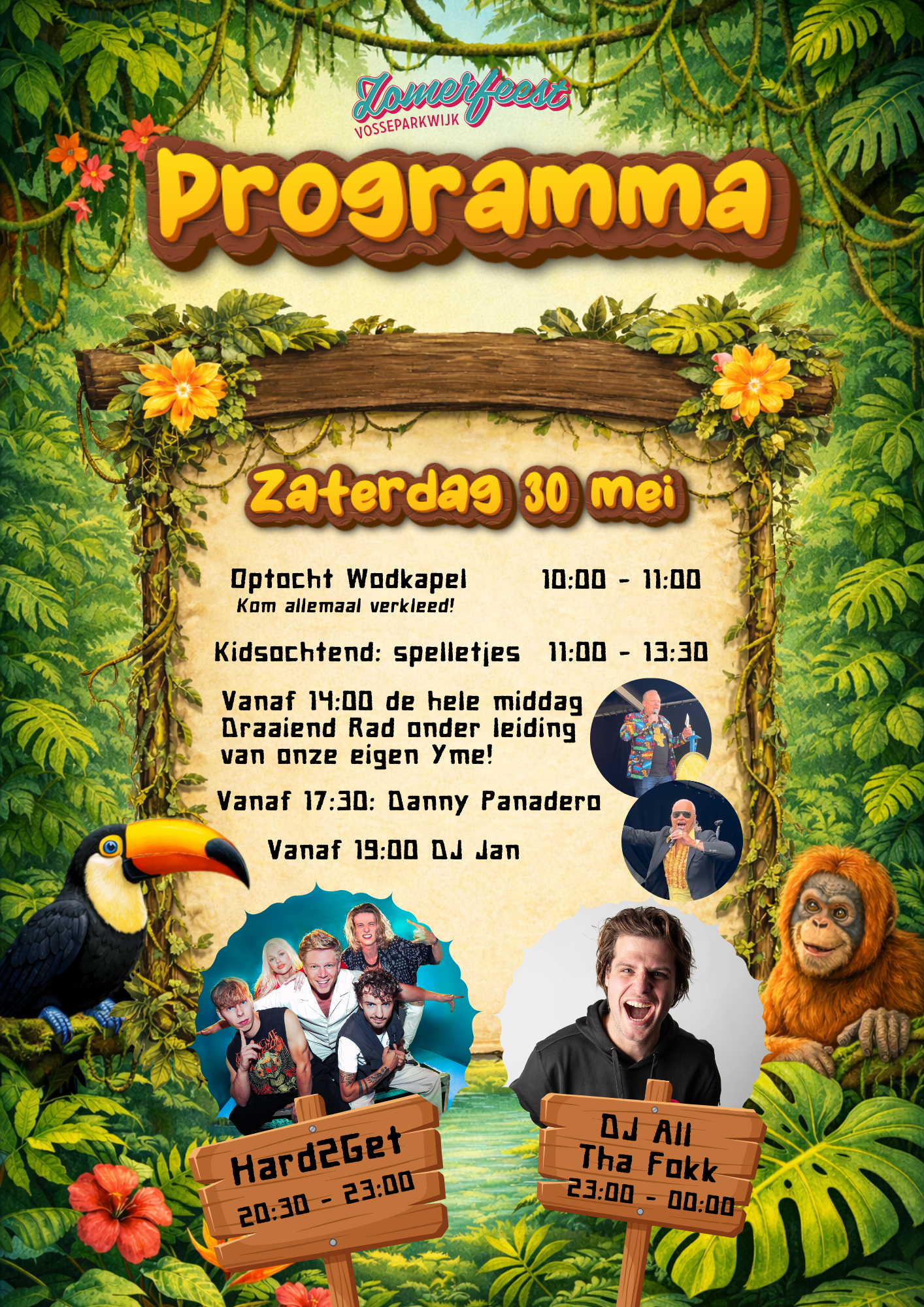 Programma zaterdag 30 mei Zomerfeest